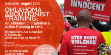 Oklahoma Abolitionist Training – Sat., Aug. 20 12:30 – 4pm