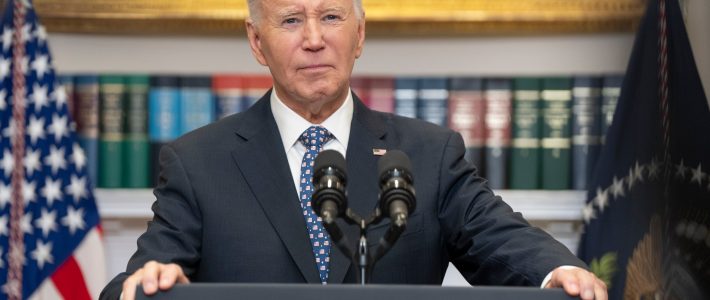 President Joe Biden delivers remarks on the Administration’s response to Hurricane Helene, Monday, September 30, 2024, in the Roosevelt Room of the White House. (Official White House Photo by Adam Schultz)