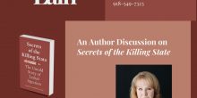 “Secrets of the Killing State” Book Tour – Schusterman-Benson Library